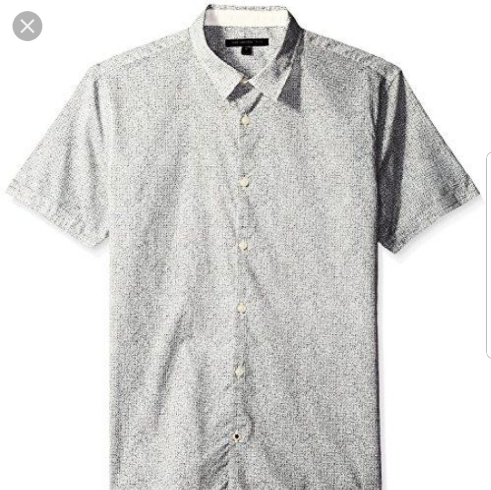 John Varvatos Mens Mayfield Short Sleeve Slim Fit